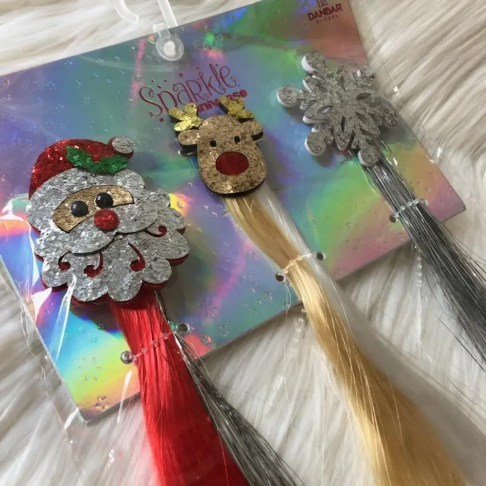 Sparkle Universe Holiday Themed Hair Extension Clips
